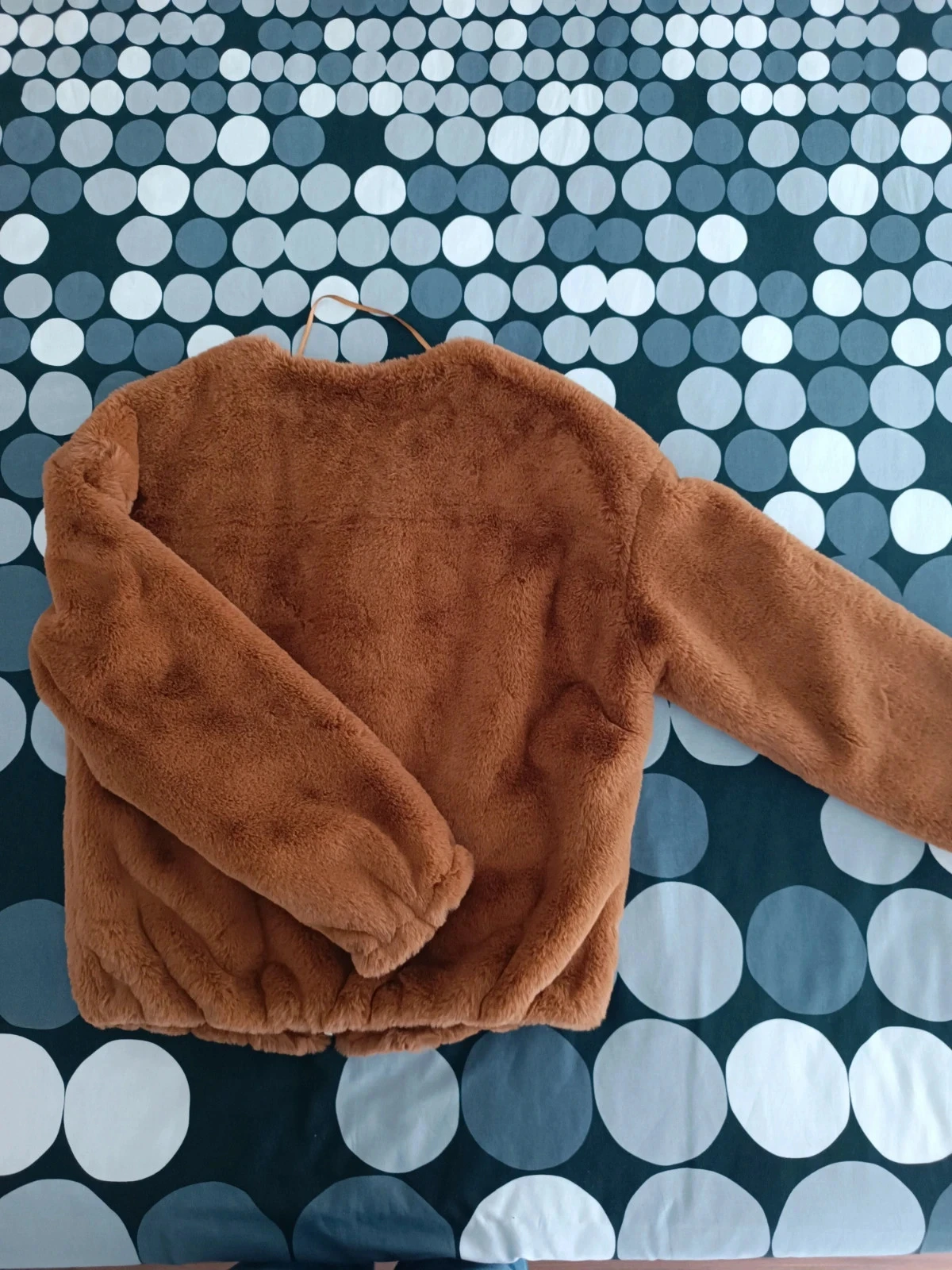 Jas - deken - manteau - cappotto van camel vacht van Bershka – photo 2